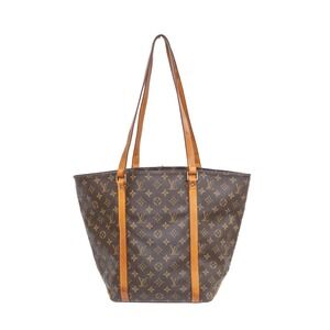 Louis Vuitton Sac Shopping Tote Monogram Canvas Vintage Shoulder Bag LV France